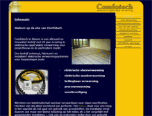 Tablet Screenshot of comfotech.nl